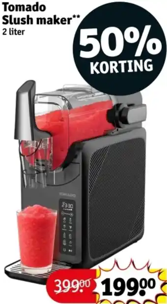 Kruidvat Tomado Slush maker aanbieding
