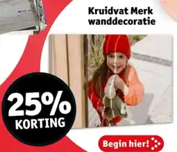 Kruidvat Kruidvat Merk wanddecoratie aanbieding