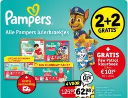 Kruidvat Alle Pampers luierbroekjes aanbieding