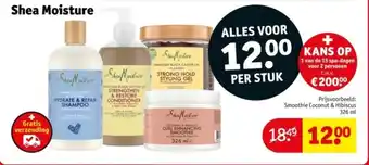 Kruidvat Shea Moisture aanbieding