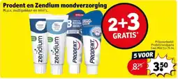 Kruidvat Prodent en Zendium mondverzorging aanbieding