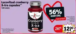 Kruidvat Lucovitaal cranberry X-tra capsules aanbieding
