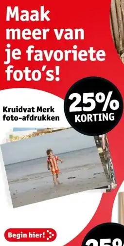 Kruidvat Kruidvat Merk foto-afdrukken aanbieding
