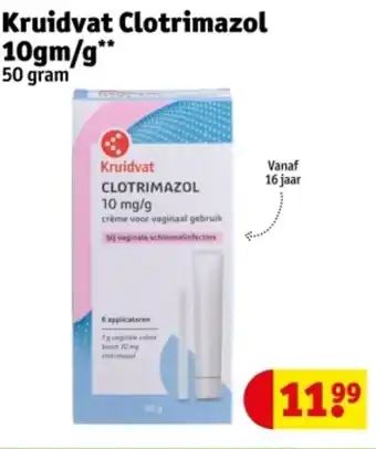 Kruidvat Kruidvat Clotrimazol 10gm/g aanbieding