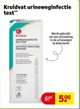 Kruidvat Kruidvat urineweginfectie test aanbieding