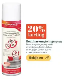 Discus Beaphar omgevingsspray aanbieding