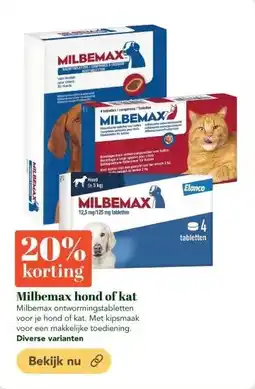 Discus Milbemax hond of kat aanbieding