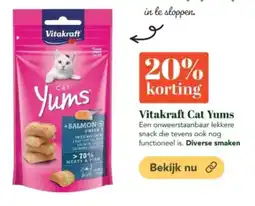 Discus Vitakraft Cat Yums aanbieding