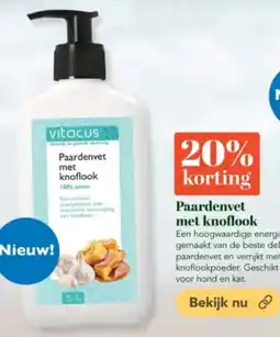 Discus Paardenvet met knoflook aanbieding