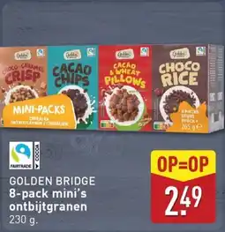 ALDI Golden Bridge 8-pack mini's ontbijtgranen aanbieding