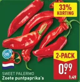 ALDI SWEET PALERMO Zoete puntpaprika's aanbieding