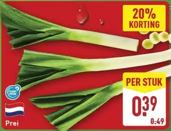 ALDI Prei aanbieding
