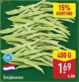 ALDI Snijbonen aanbieding