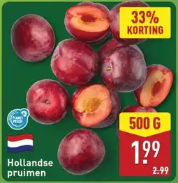ALDI Hollandse pruimen aanbieding
