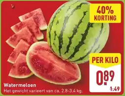 ALDI Watermeloen aanbieding