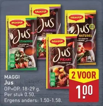 ALDI Maggi Jus aanbieding