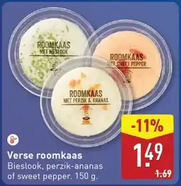 ALDI Verse roomkaas aanbieding