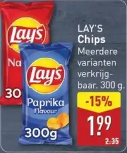 ALDI Lay's Chips aanbieding