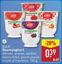 ALDI Ella Roomyoghurt aanbieding