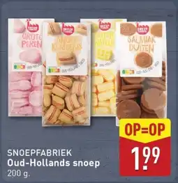 ALDI Snoepfabriek Oud-Hollands snoep aanbieding