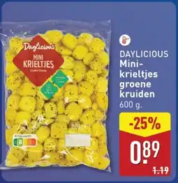 ALDI Daylicious Mini- krieltjes groene kruiden aanbieding