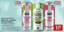 ALDI PREMIUM DUTCH Mixdrink, cocktail of hard seltzer aanbieding
