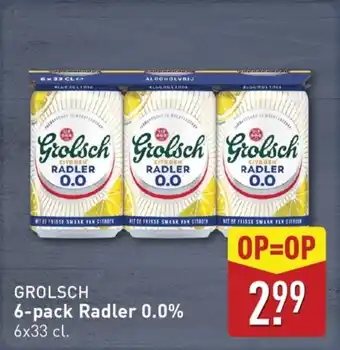 ALDI Grolsch Radler 0.0% aanbieding