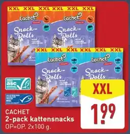ALDI Cachet 2-pack kattensnacks aanbieding