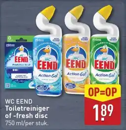 ALDI WC EEND Toiletreiniger of fresh disc aanbieding