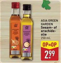 ALDI ASIA GREEN GARDEN Sesam of arachideolie aanbieding