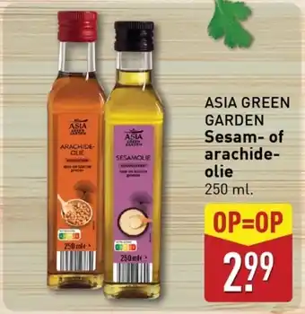 ALDI ASIA GREEN GARDEN Sesam of arachideolie aanbieding