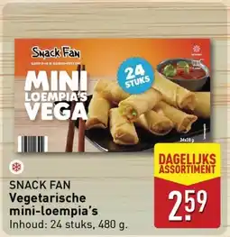 ALDI SNACK FAN Vegetarische mini-loempia's aanbieding