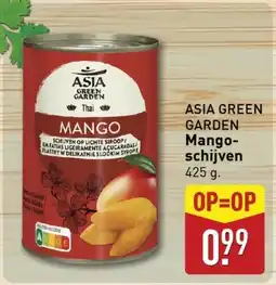 ALDI ASIA GREEN GARDEN Mangoschijven aanbieding