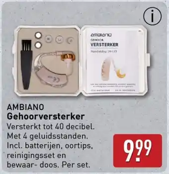 ALDI Ambiano Gehoorversterker aanbieding