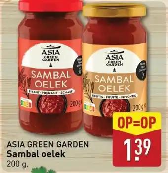 ALDI ASIA GREEN GARDEN Sambal oelek aanbieding