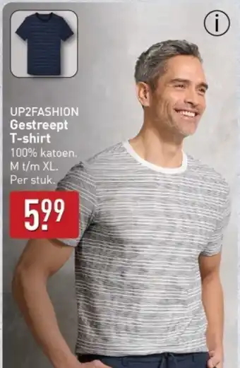 ALDI Up2fashion Gestreept T-shirt aanbieding