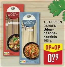 ALDI ASIA GREEN GARDEN Udon of soba noedels aanbieding