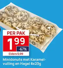 Butlon Mini Donuts met Karamel- vulling en Hagel aanbieding