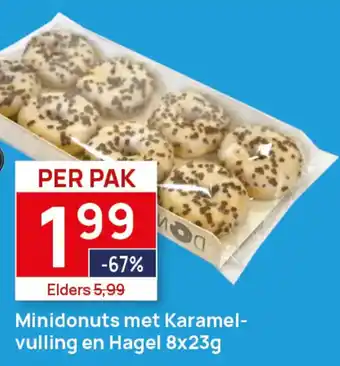 Butlon Mini Donuts met Karamel- vulling en Hagel aanbieding