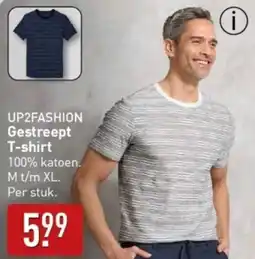ALDI UP2FASHION Gestreept T shirt aanbieding