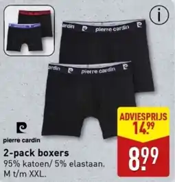 ALDI Pierre cardin 2 pack boxers aanbieding