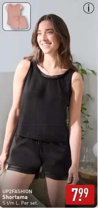 ALDI UP2FASHION Shortama aanbieding