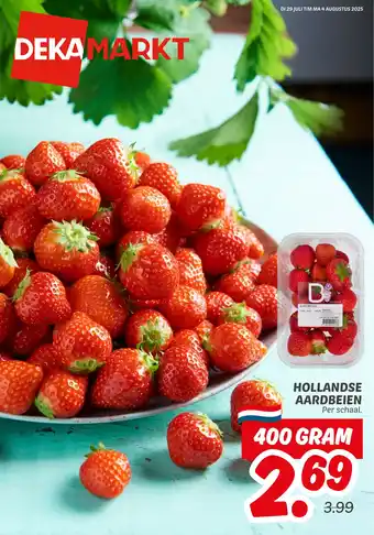 Dekamarkt Hollandse Aardbeien aanbieding