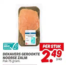 Dekamarkt Dekavers gerookte noorse zalm aanbieding