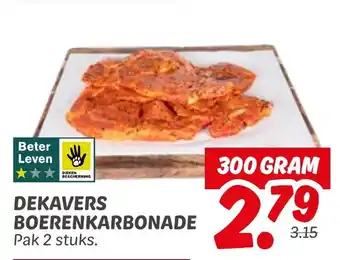 Dekamarkt Dekavers boerenkarbonade aanbieding