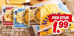 Dekamarkt Milner Gesneden 30+ Kaas aanbieding