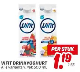 Dekamarkt Vifit Drinkyoghurt aanbieding