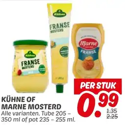 Dekamarkt Kühne of Marne Mosterd aanbieding