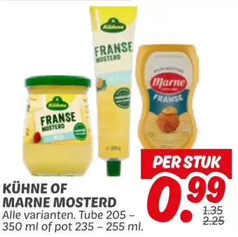 Dekamarkt Kühne of Marne Mosterd aanbieding