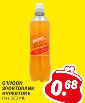 Dekamarkt G'woon sportdrank hypertone aanbieding